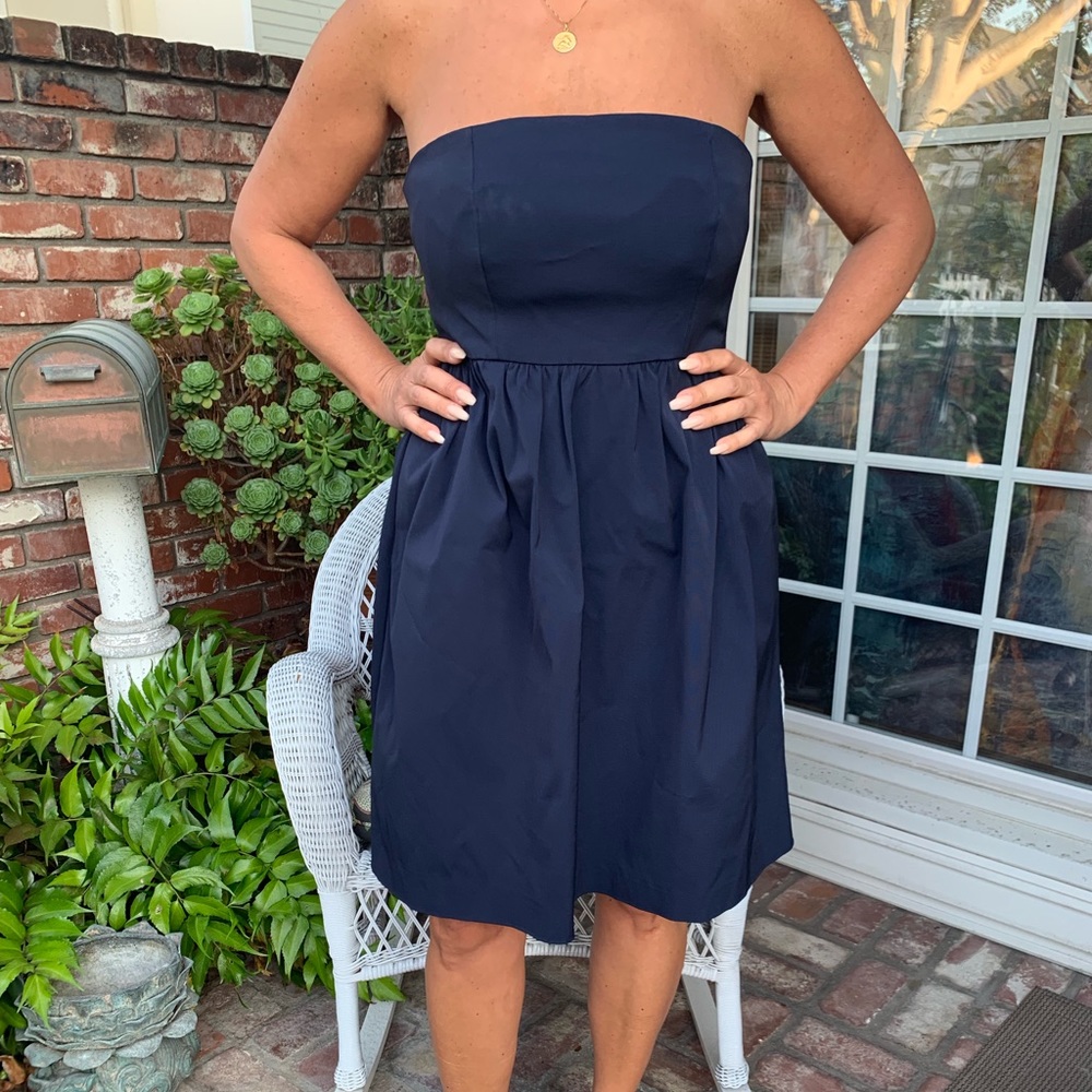 Navy blue dress